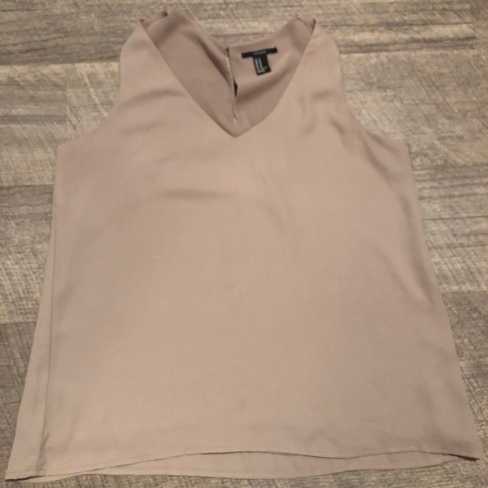 Sleevless Blouse in Taupe Forever 21